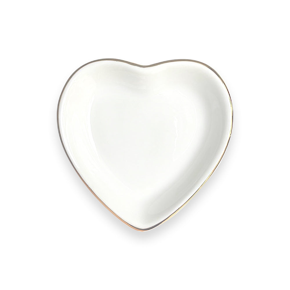Heart Ceramic Jewelry Tray