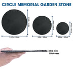 Circle Memorial Garden Stone