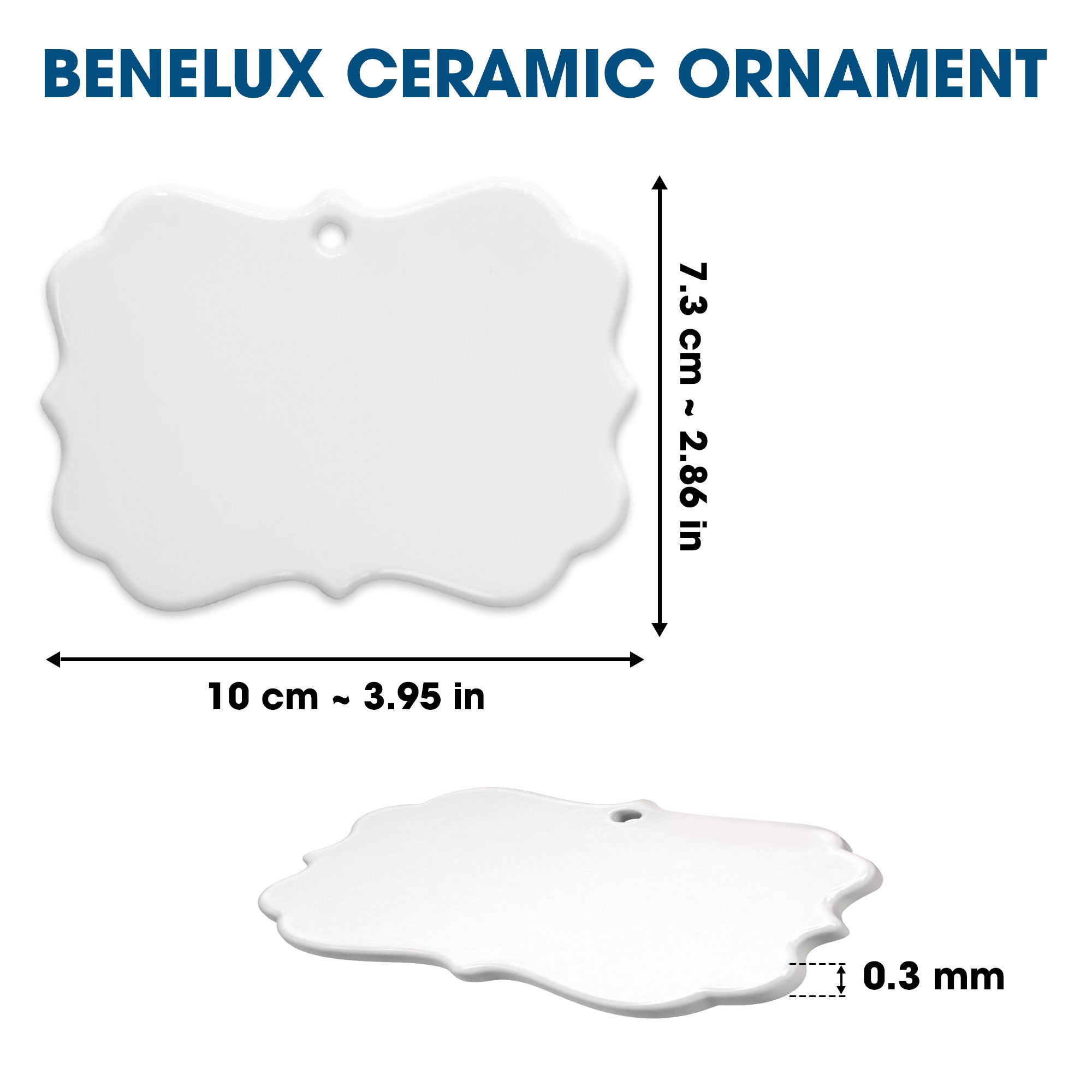 Benelux Ceramic Ornament