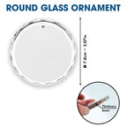 Round Glass Ornament
