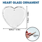 Heart Glass Ornament