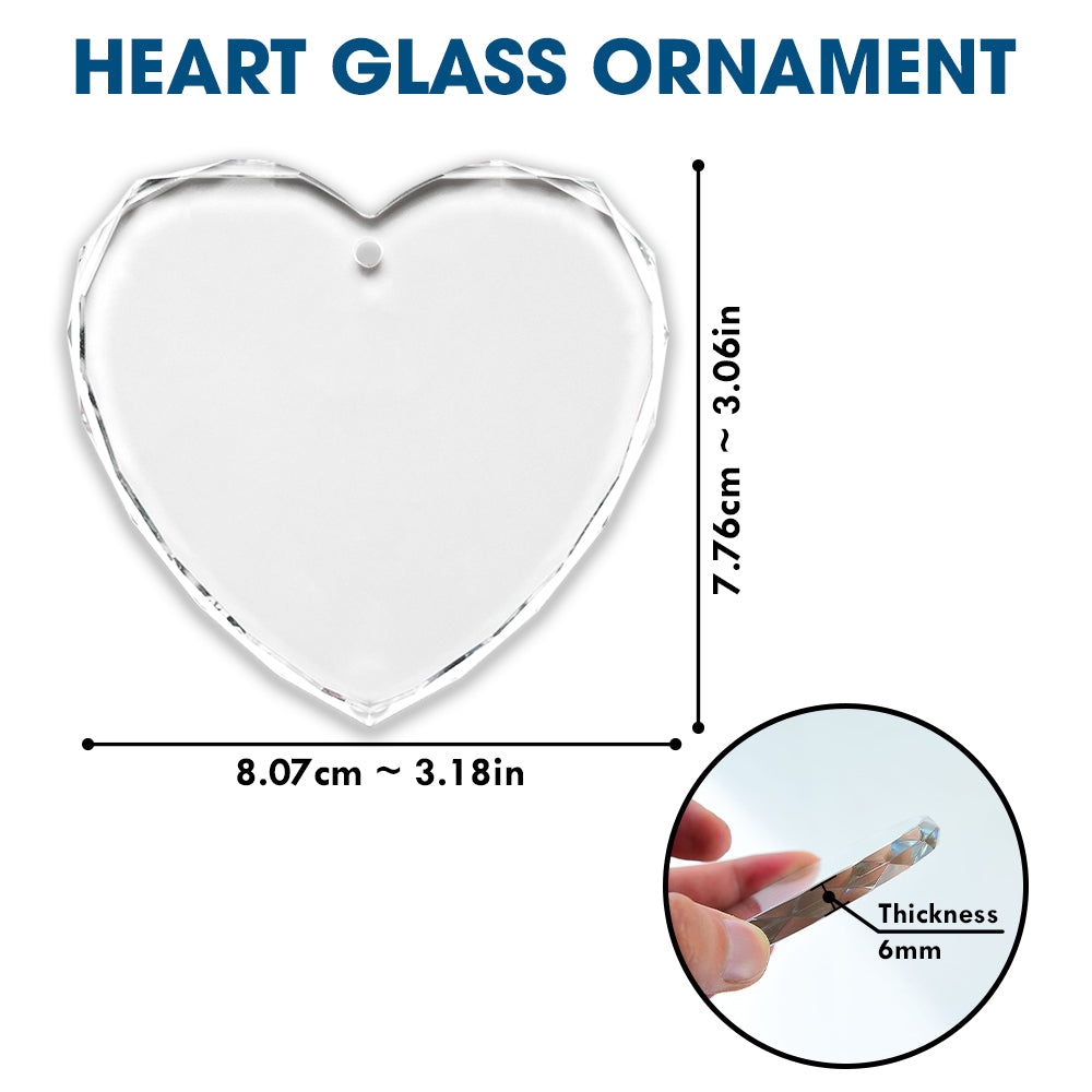 Heart Glass Ornament