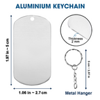 Aluminium Keychain
