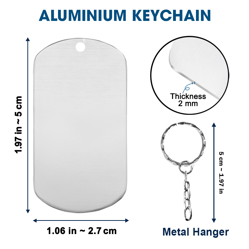 Aluminium Keychain