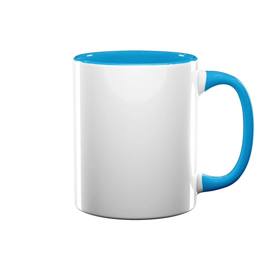 Ceramic Accent Mug 11oz Light Blue