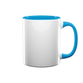 Ceramic Accent Mug 11oz Light Blue