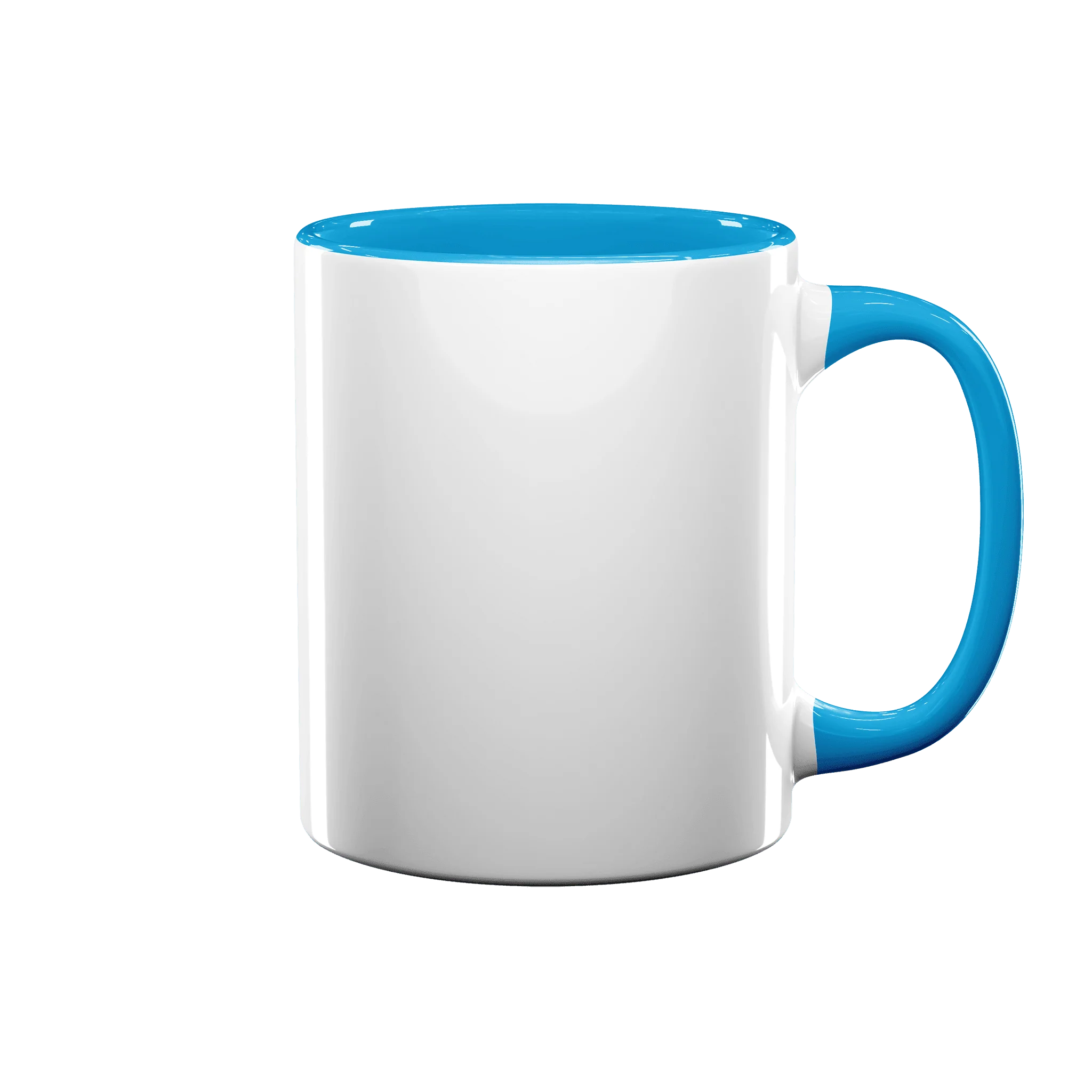 Ceramic Accent Mug 11oz Light Blue