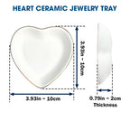 Heart Ceramic Jewelry Tray