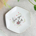 Hexagon 2 Ceramic Jewelry Tray
