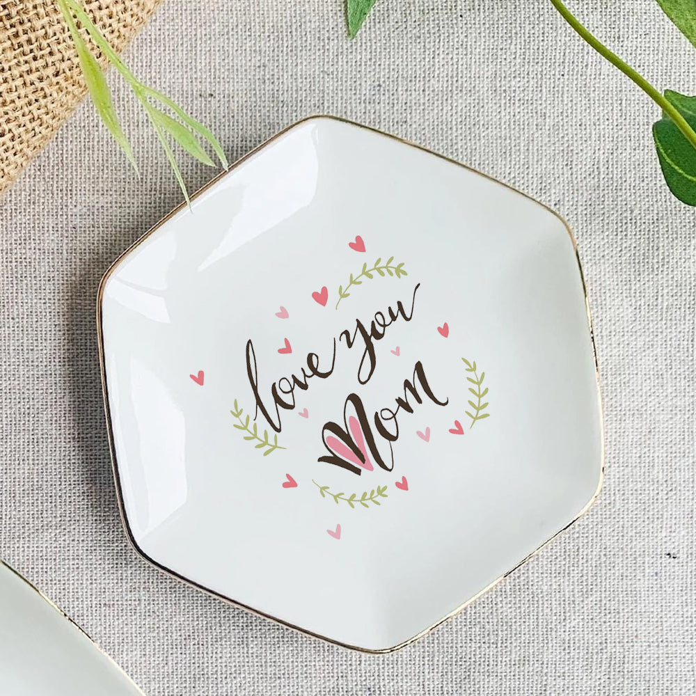 Hexagon 2 Ceramic Jewelry Tray