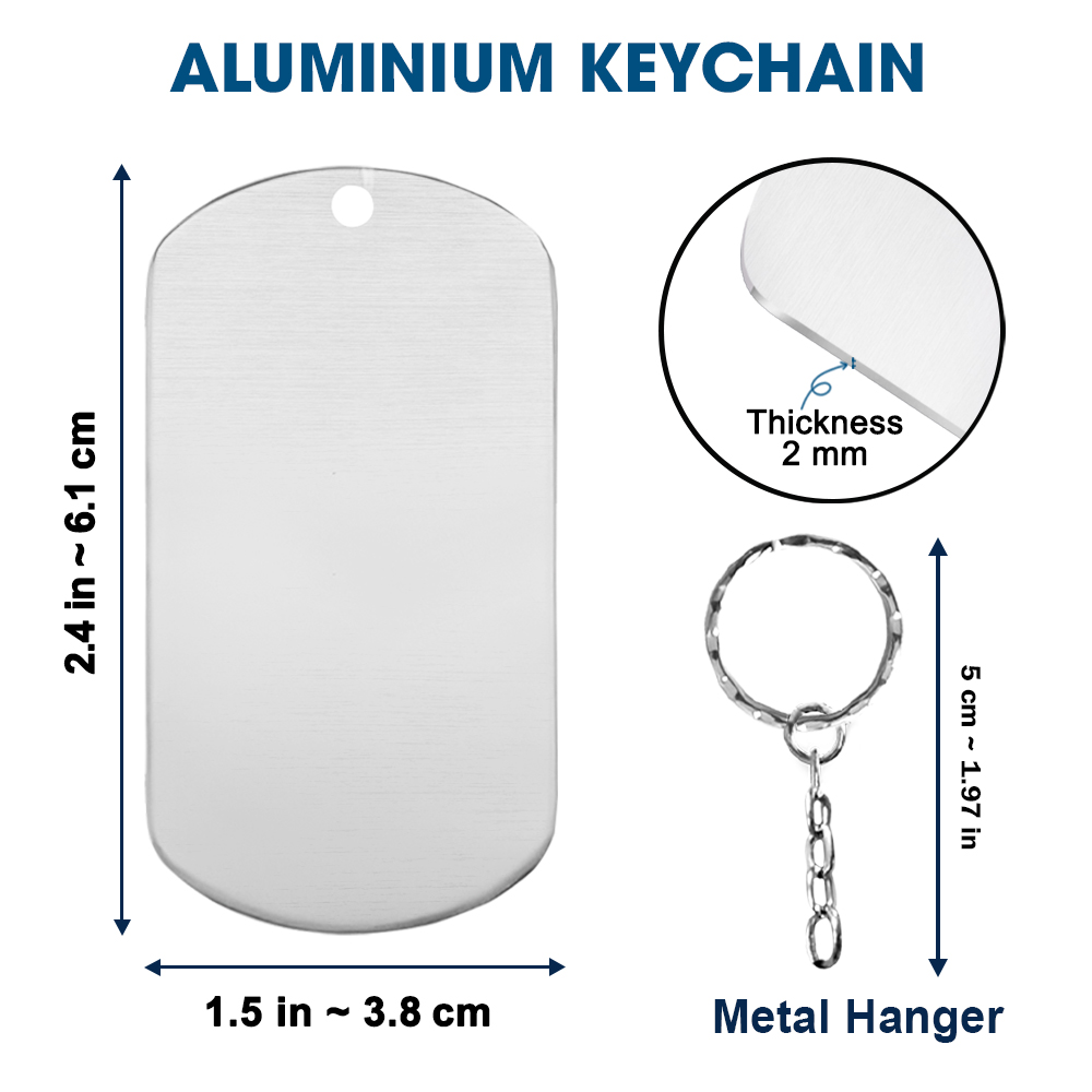Aluminium Keychain