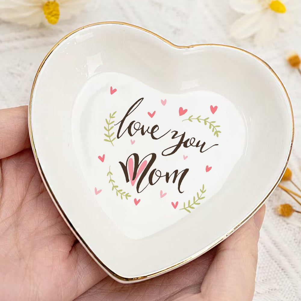 Heart Ceramic Jewelry Tray