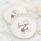 Round Ceramic Jewelry Tray