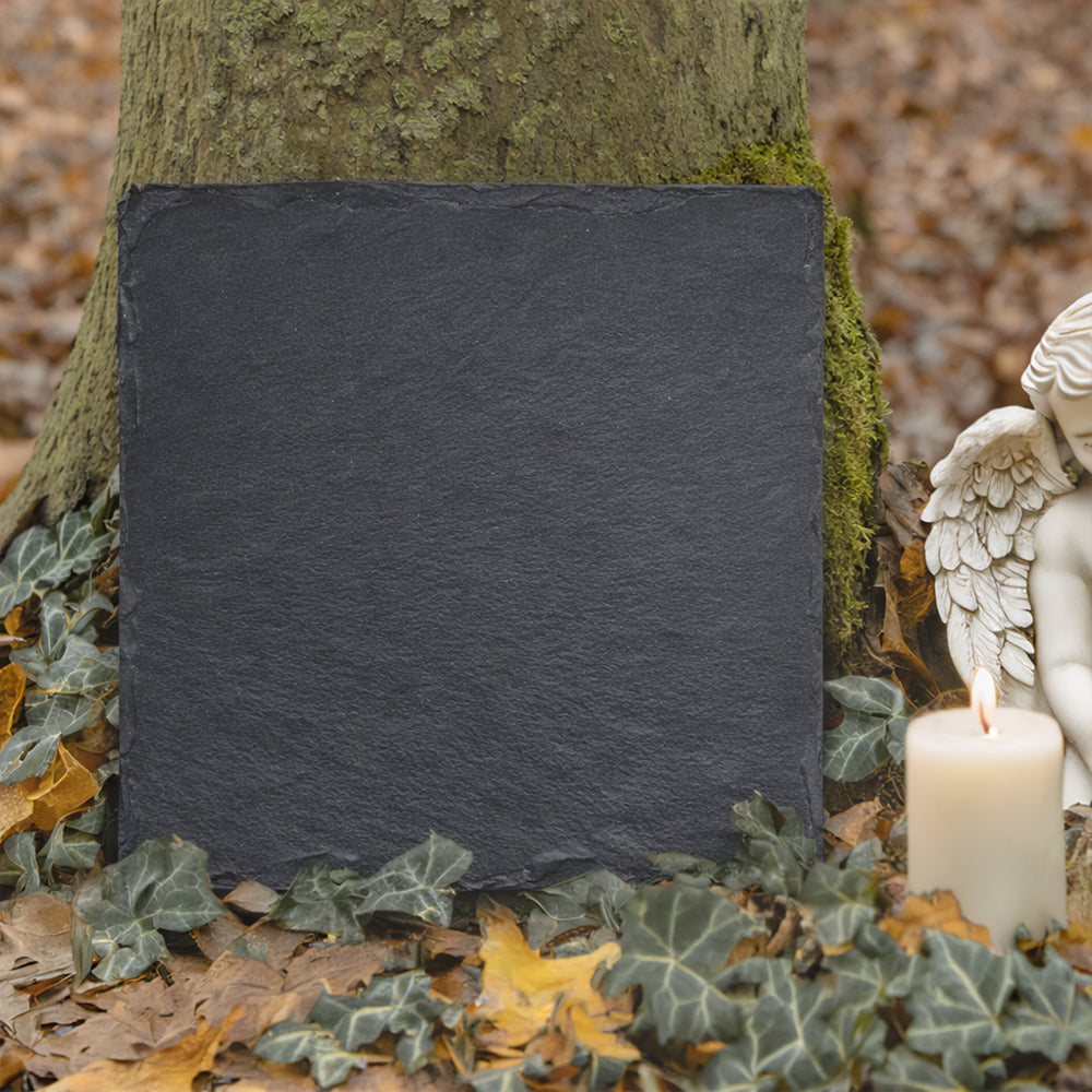 Square Memorial Garden Stone