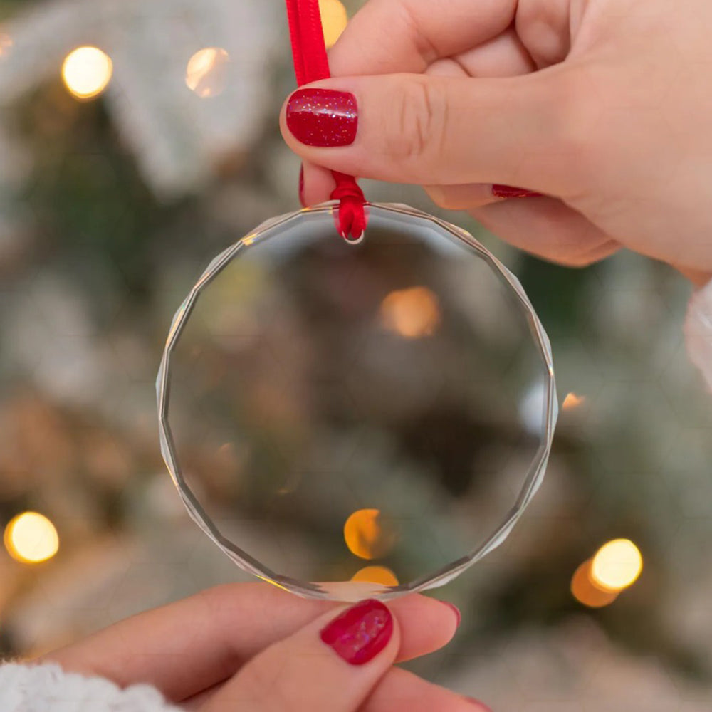 Round Glass Ornament