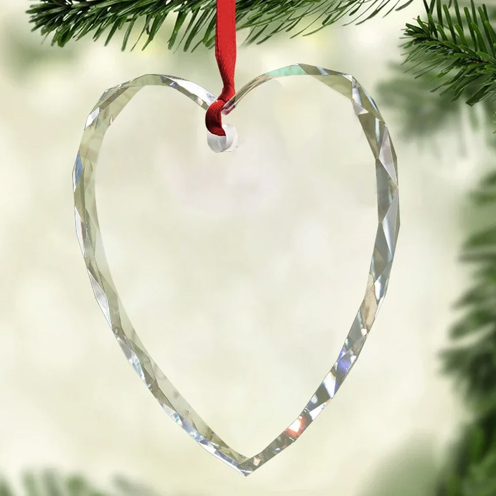 Heart Glass Ornament