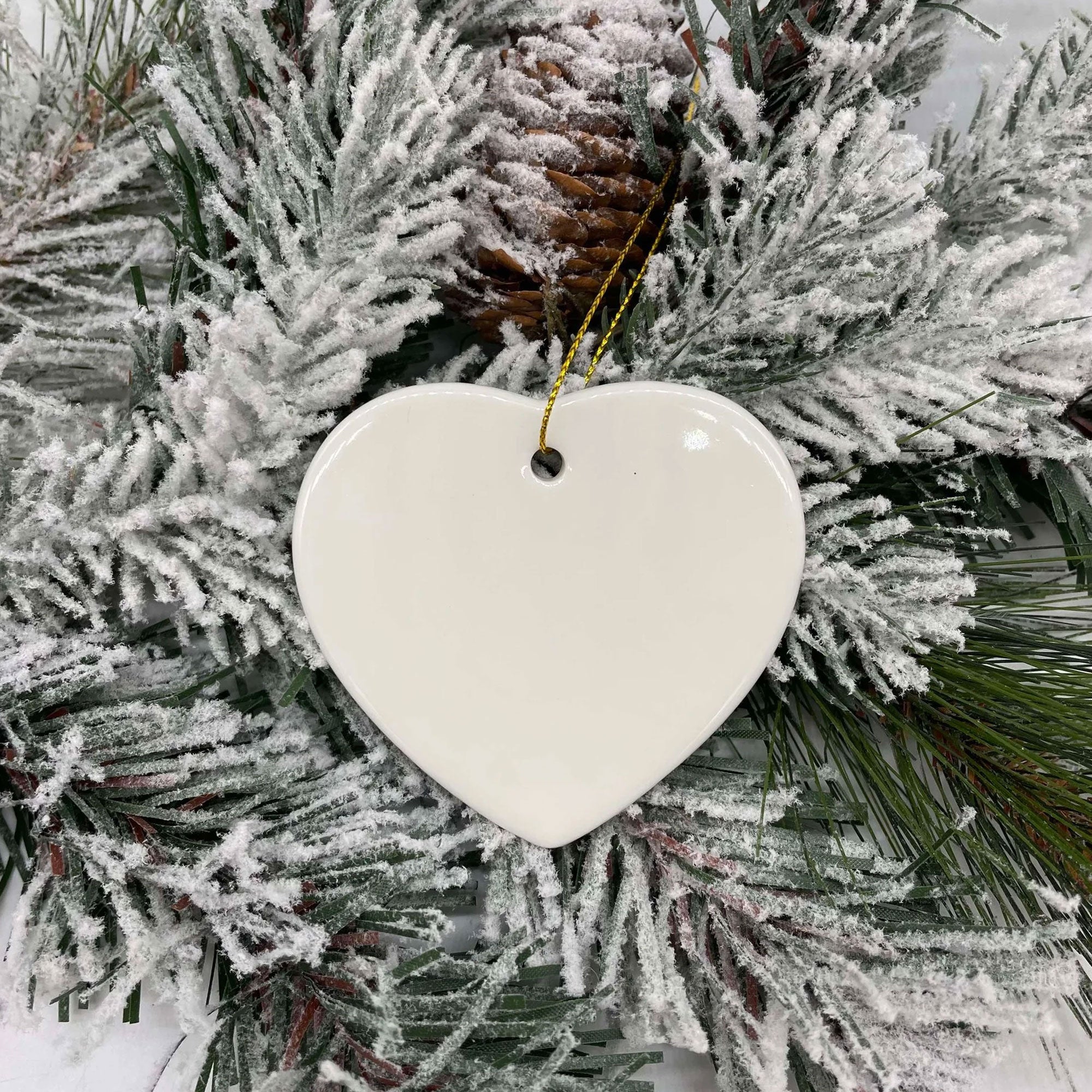 Heart Ceramic Ornament