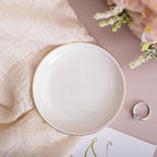 Round Ceramic Jewelry Tray