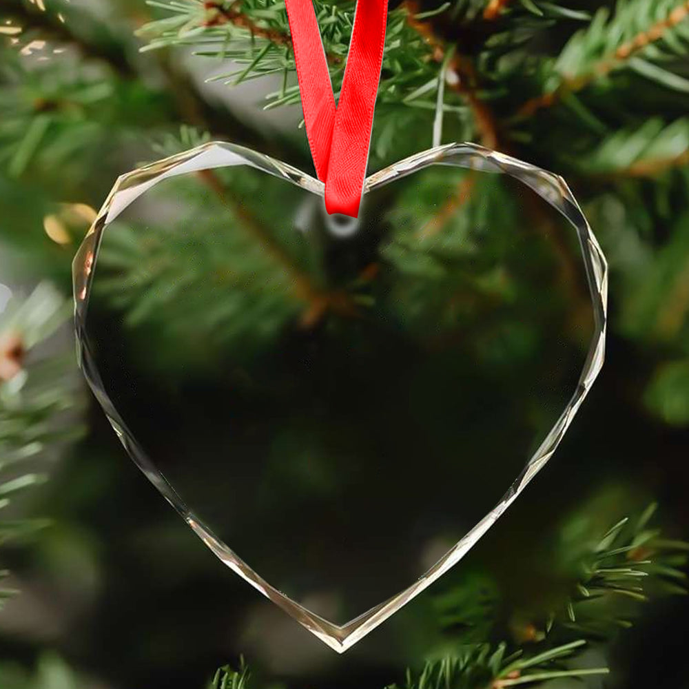 Heart Glass Ornament