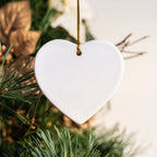 Heart Ceramic Ornament