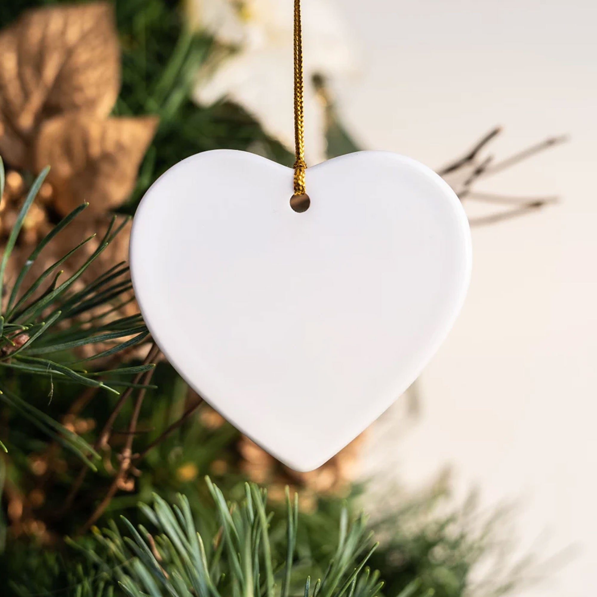 Heart Ceramic Ornament