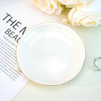 Round Ceramic Jewelry Tray