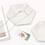 Hexagon 1 Ceramic Jewelry Tray