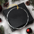Round Glass Ornament