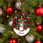 Oval Ceramic Ornament