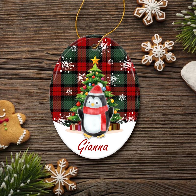 Oval Ceramic Ornament