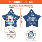Star Ceramic Ornament