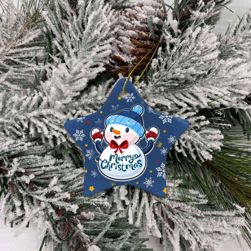 Star Ceramic Ornament