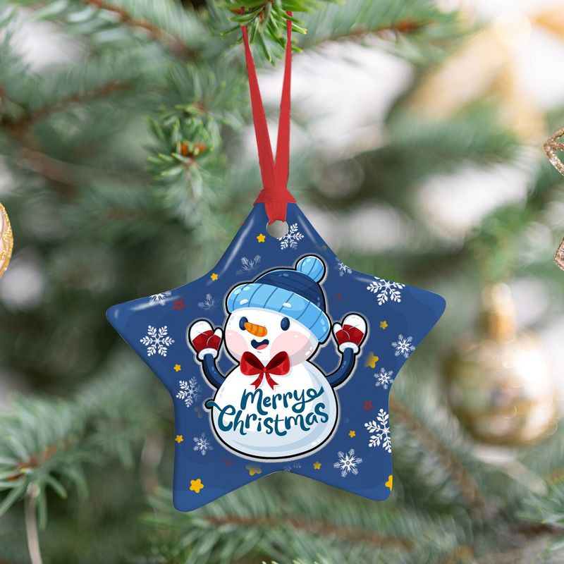 Star Ceramic Ornament