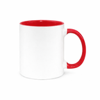 Ceramic Accent Mug 11oz Red