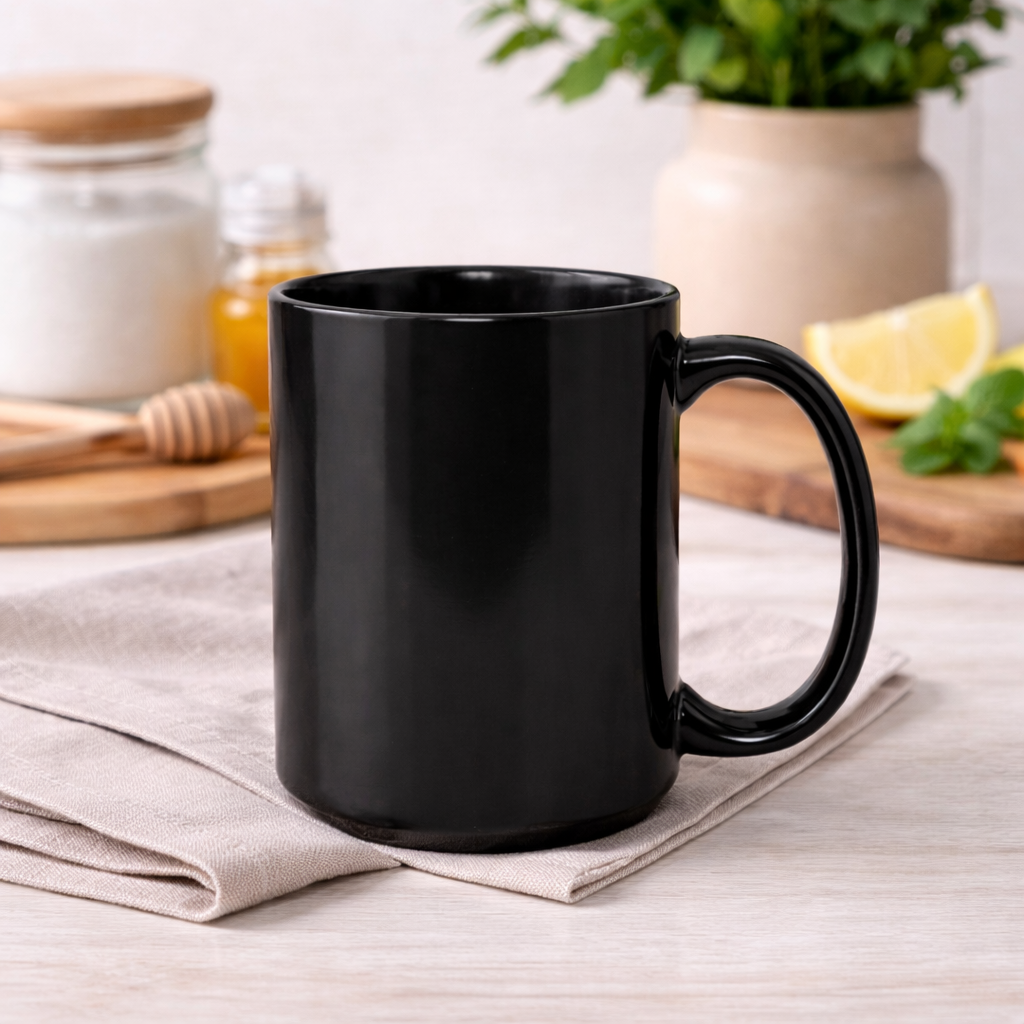 Ceramic Mug 15oz Black