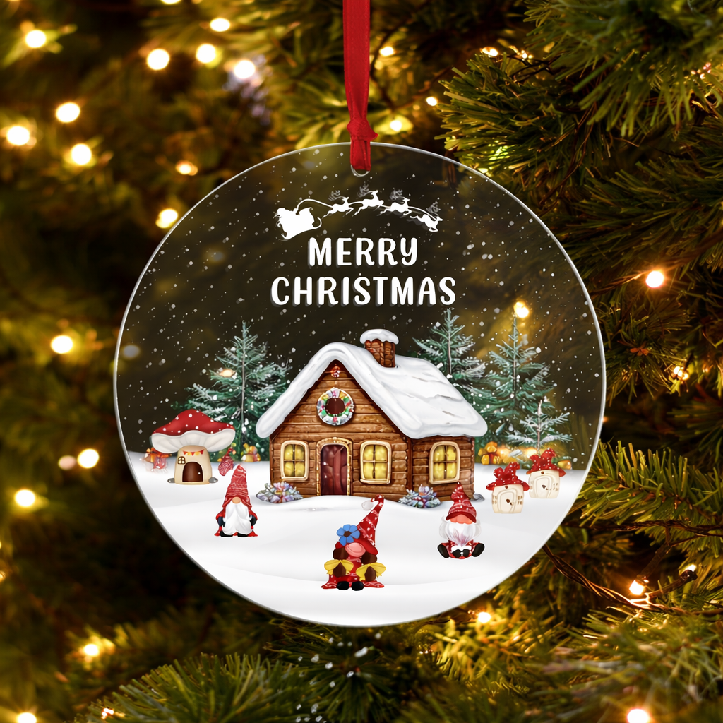 Acrylic Ornament Round