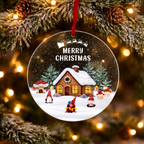 Acrylic Ornament Round