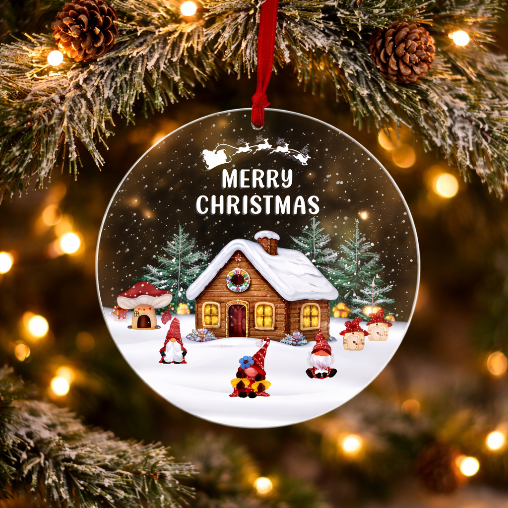 Acrylic Ornament Round