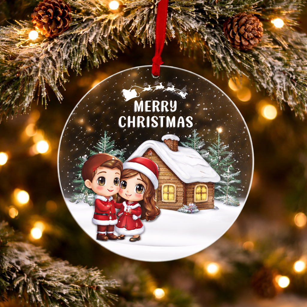 Acrylic Ornament Round