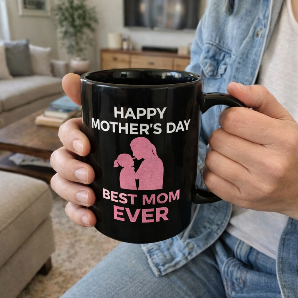 Ceramic Mug 15oz Black