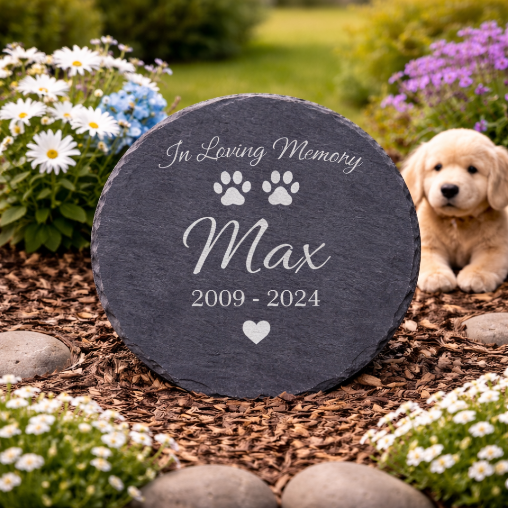 Circle Memorial Garden Stone