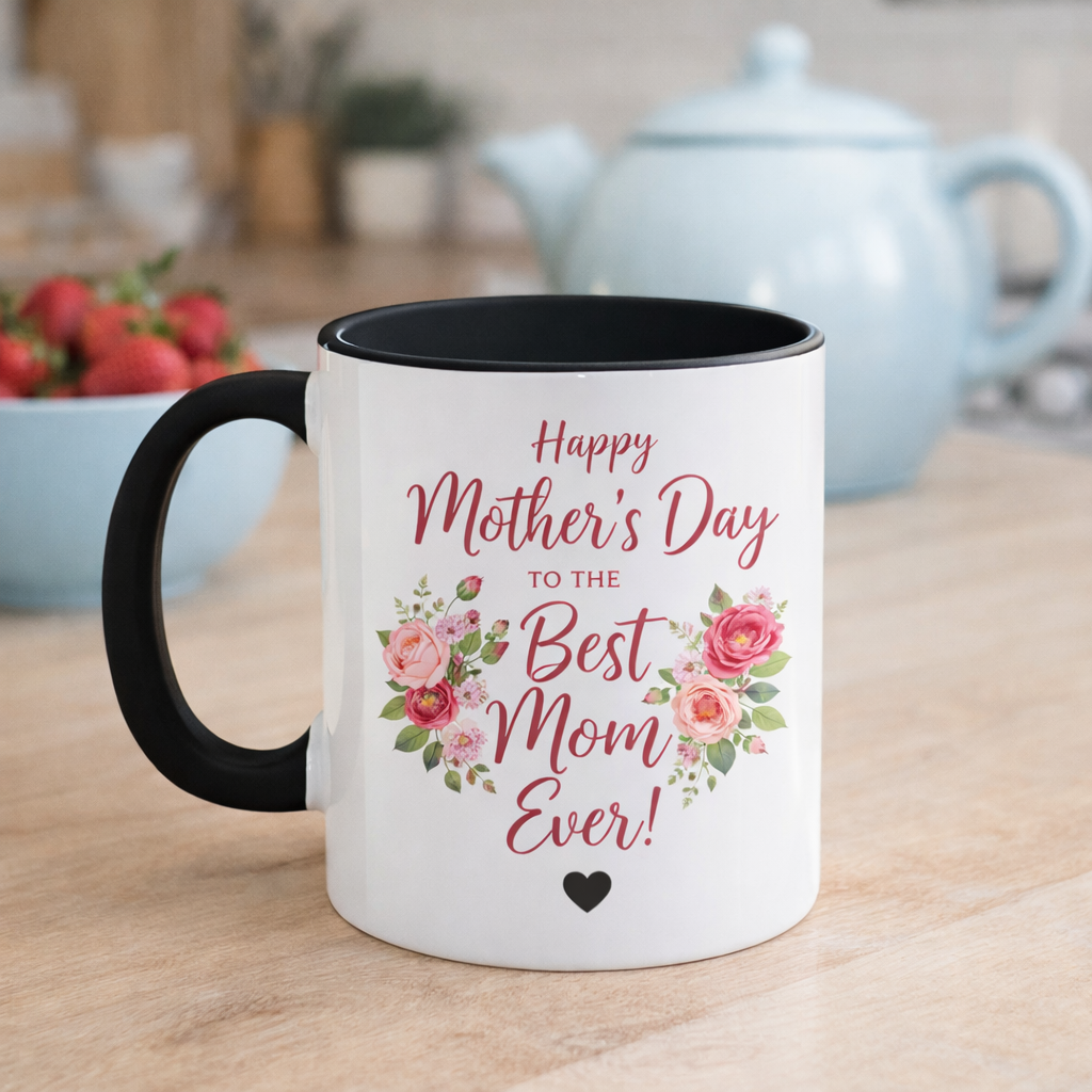 Ceramic Accent Mug 11oz Black