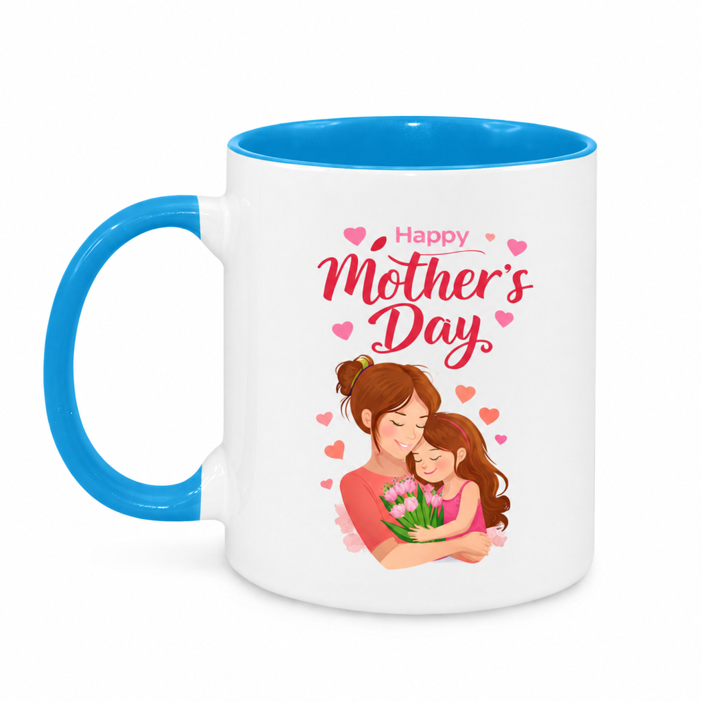 Ceramic Accent Mug 11oz Light Blue