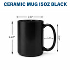 Ceramic Mug 15oz Black
