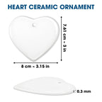 Heart Ceramic Ornament