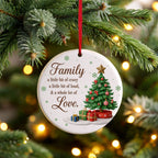 Round Ceramic Ornament